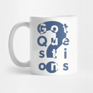 Question Mark Dark Mug